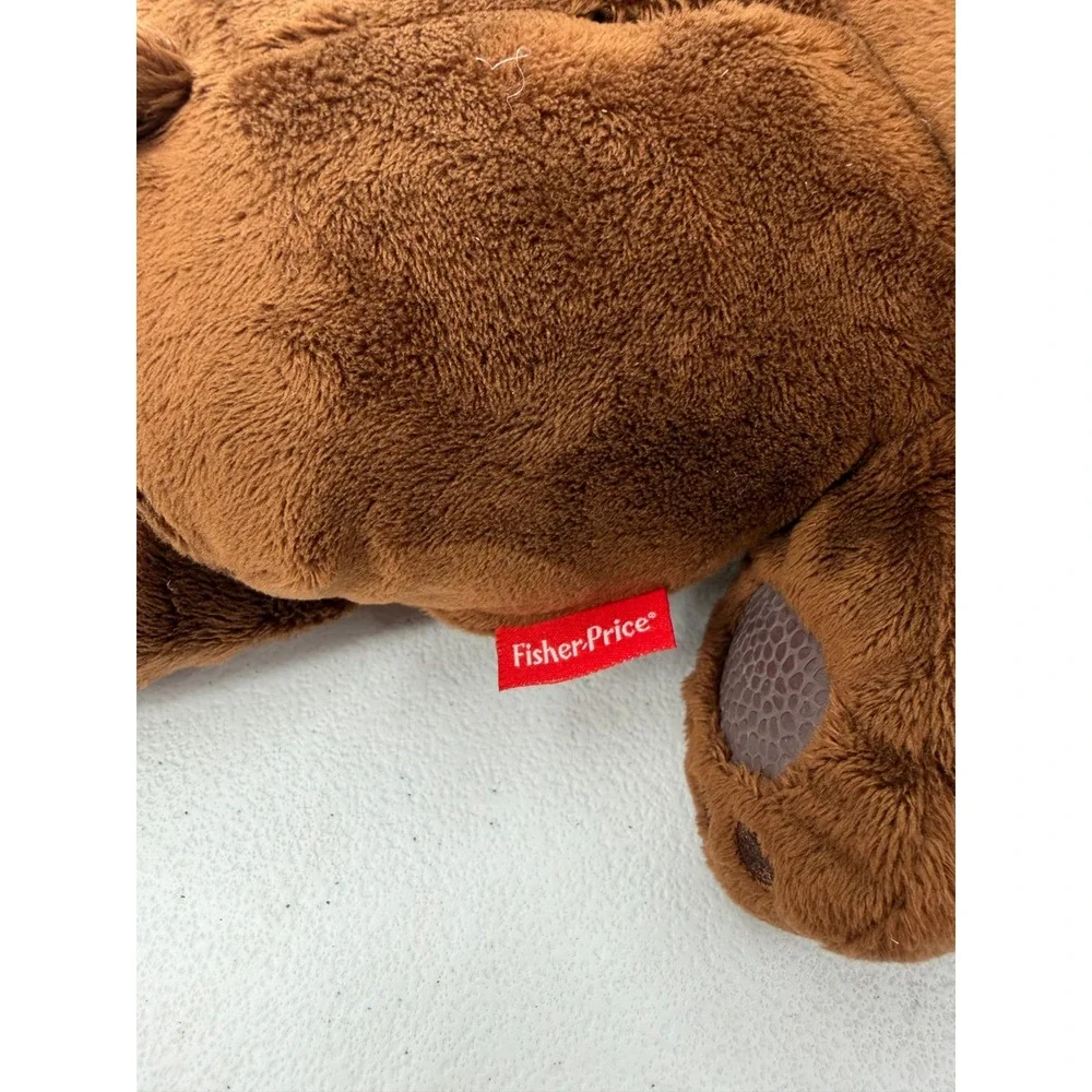 Fisher-Price Smart Toy Monkey Interactive Plush Brown DNV32 24 Cards Backpack